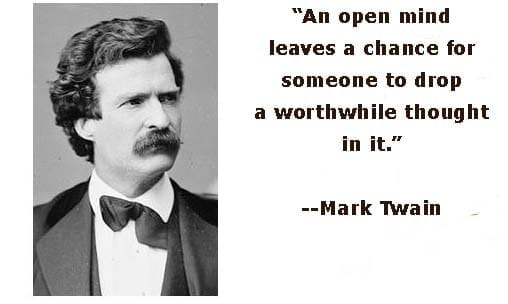 open-mindMarkTwain
